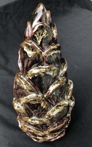 Dark White Pine Cone